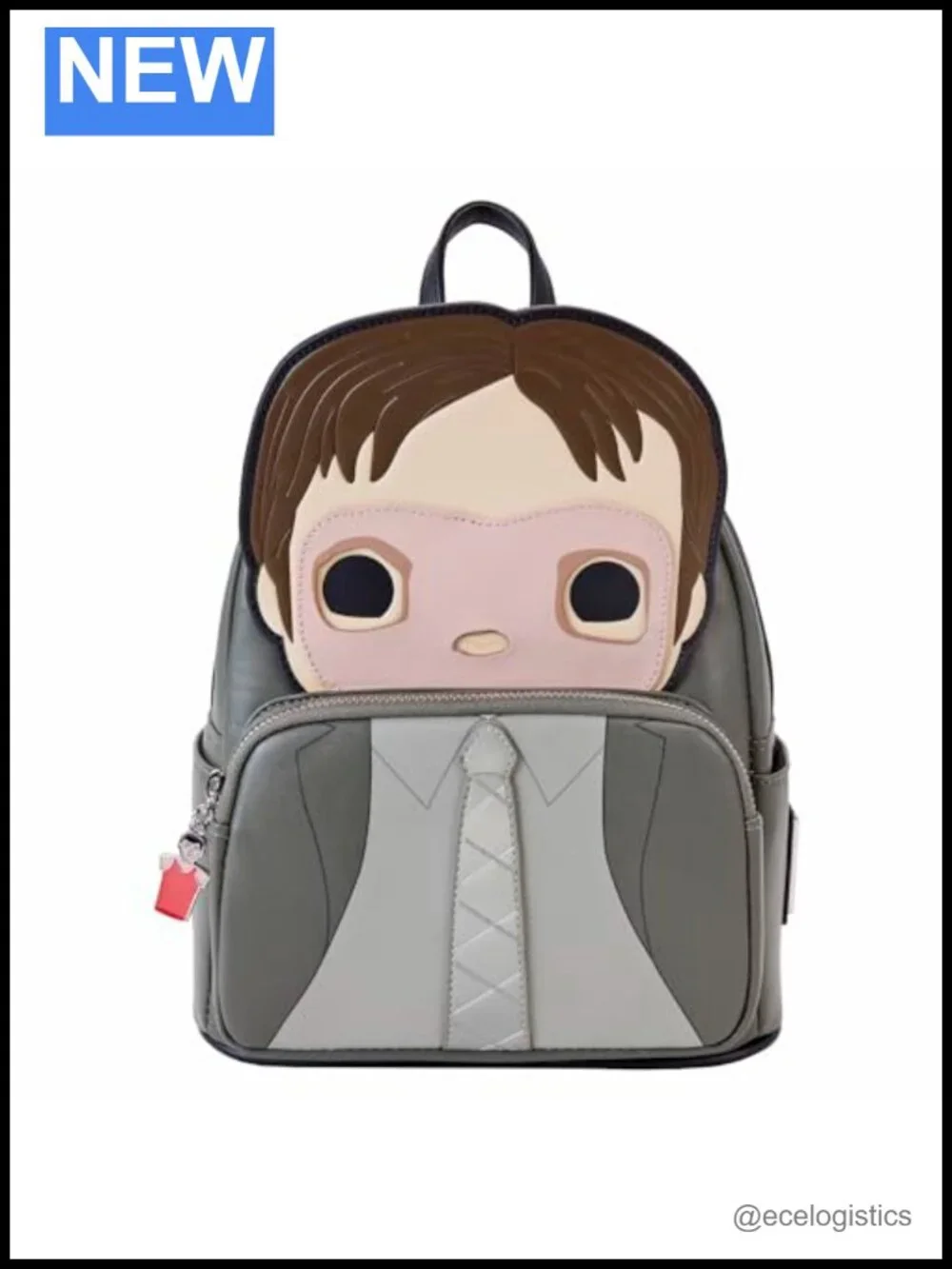 The Office Dwight Dummy Loungefly Faux Leather Satchel Shoulder Bag